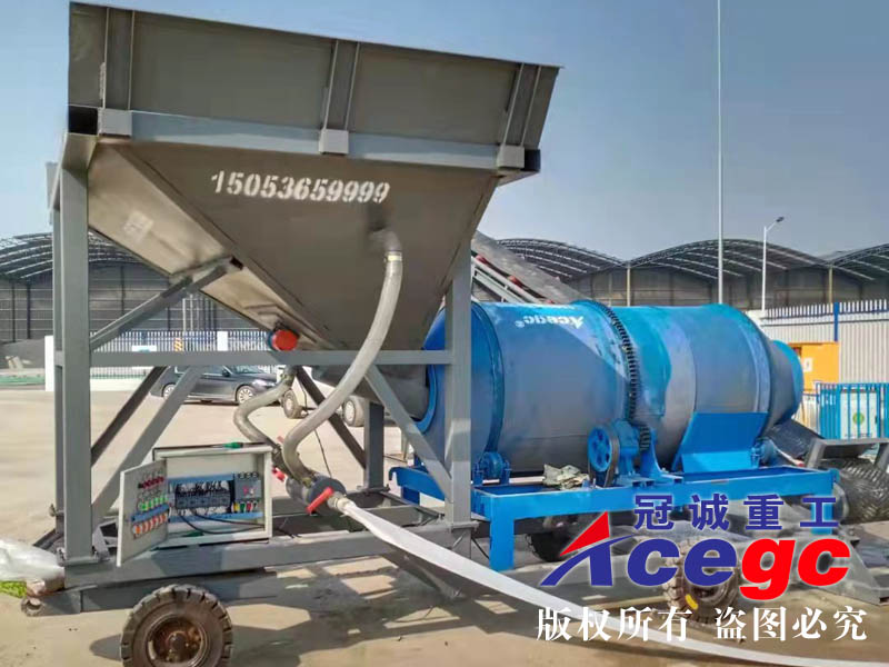 移動式圓筒洗砂機械